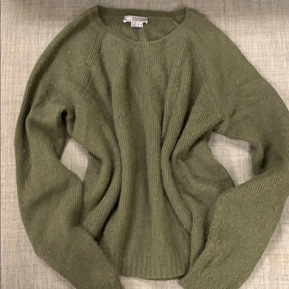 Vince Cashmere/Wool Moto Sweater